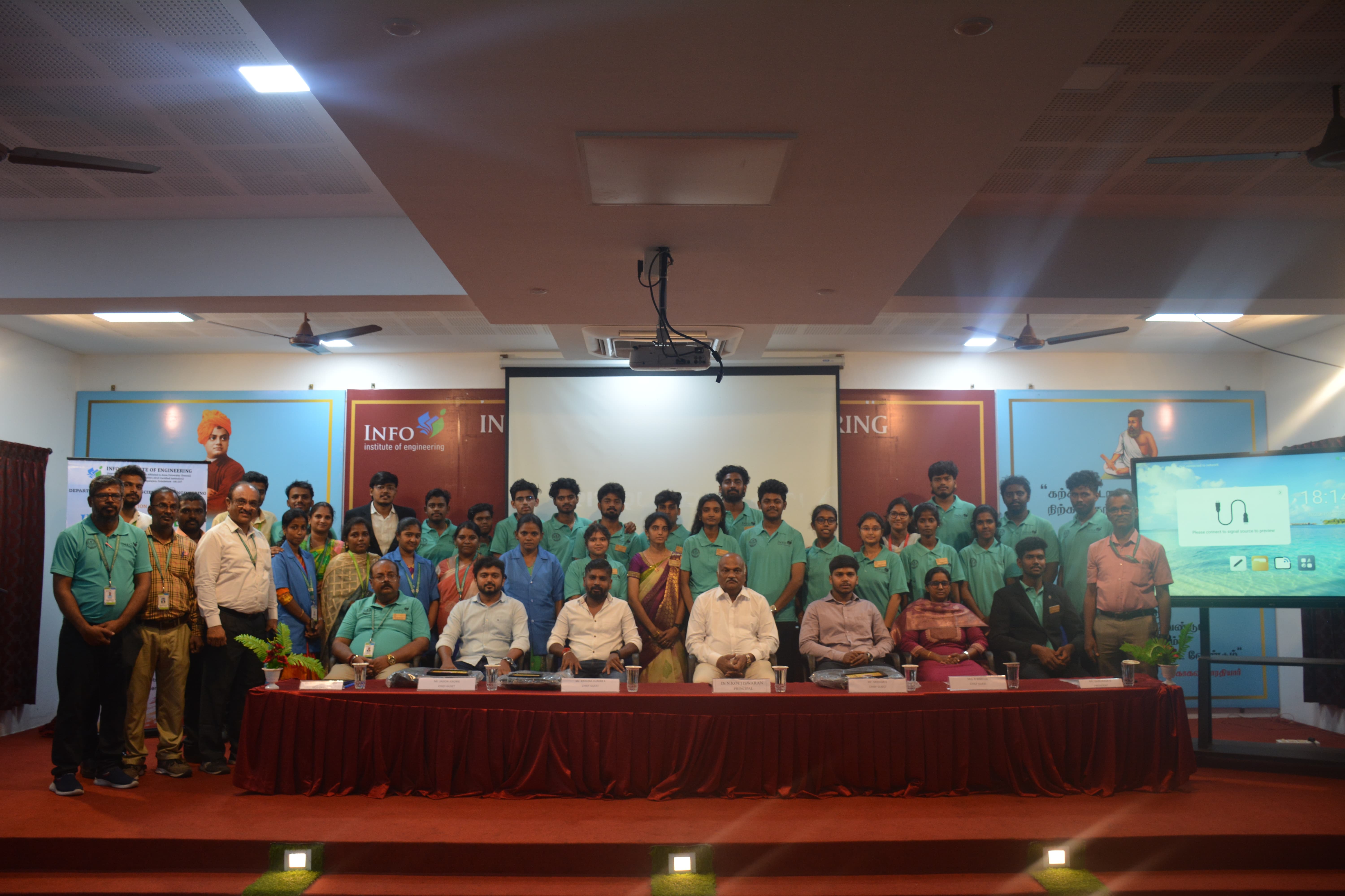 INFOMEISTER team and guests at an event